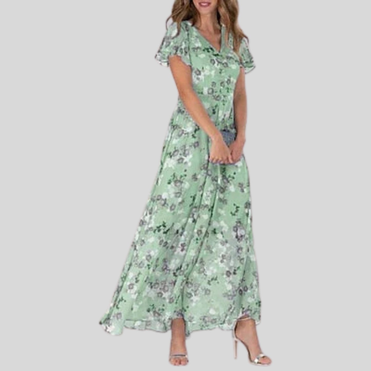 Aurora | Women's Floral Summer Dress | Maxi