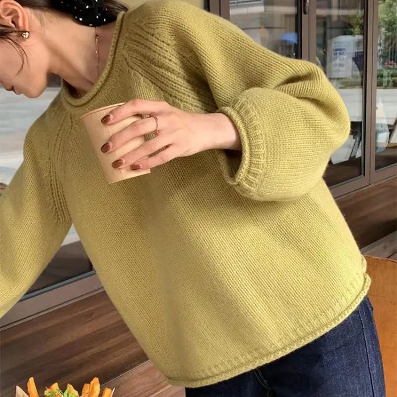 Women's Cozy Oversized Knit Sweate